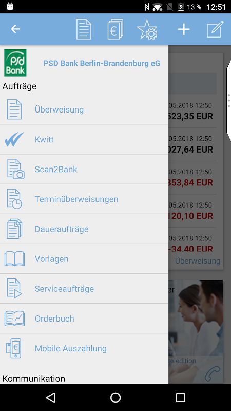 PSD Banking Classic  Screenshot 4