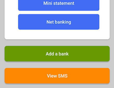 Bank balance check.  Screenshot 3