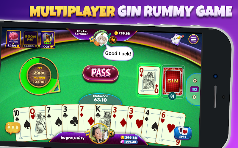 Gin Rummy - Classic Card Game  Screenshot 4