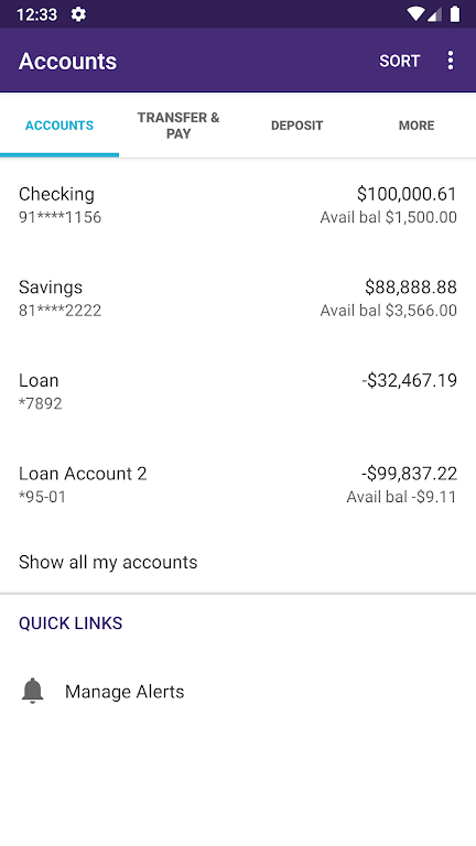 MCCU Mobile Banking  Screenshot 3