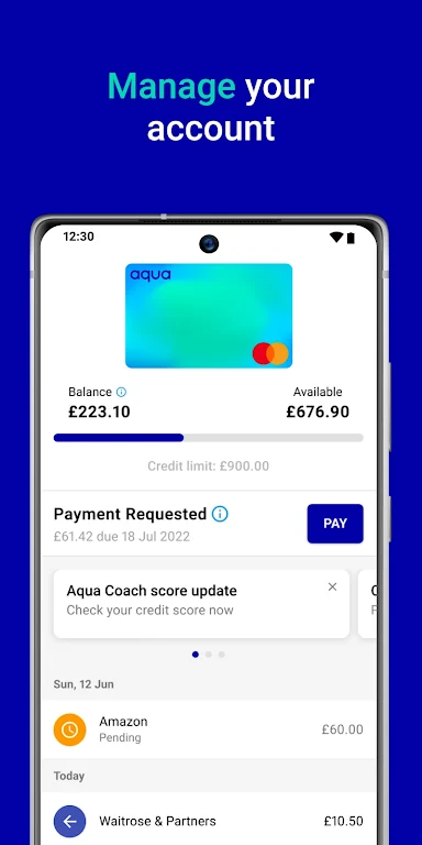 Aqua credit card  Screenshot 2