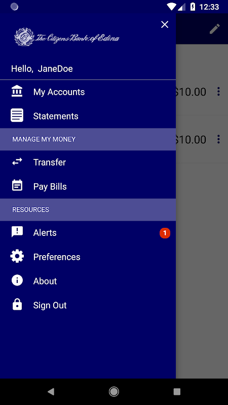 Citizens Bank of Edina Mobile  Screenshot 2