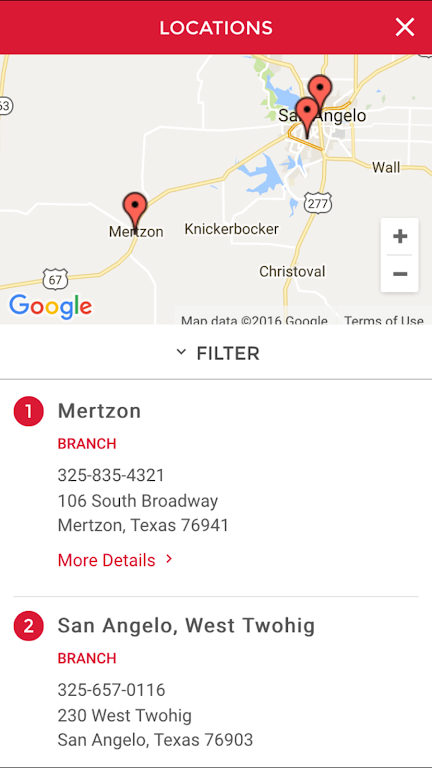 First National Bank of Mertzon  Screenshot 2