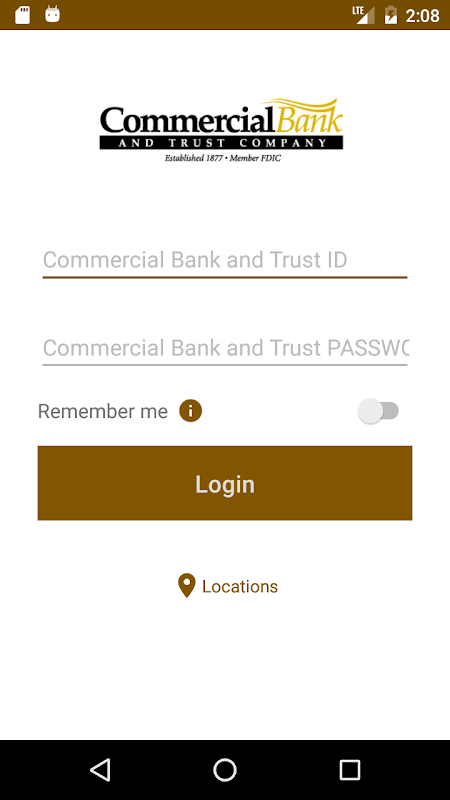 Commercial Bank Mobile Banking  Screenshot 1