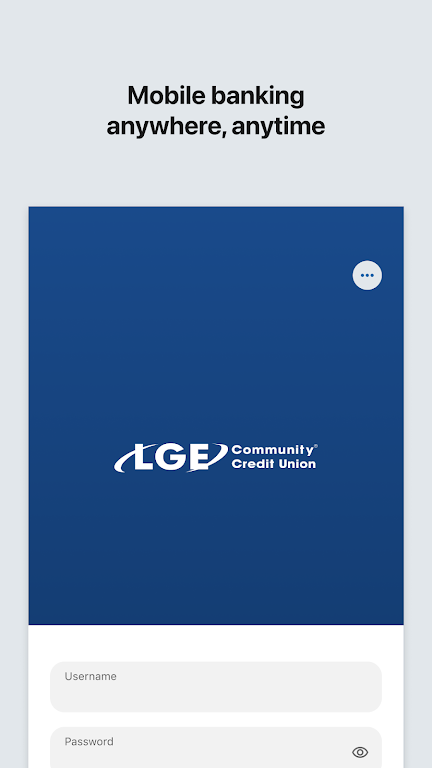 LGE Mobile Banking  Screenshot 1