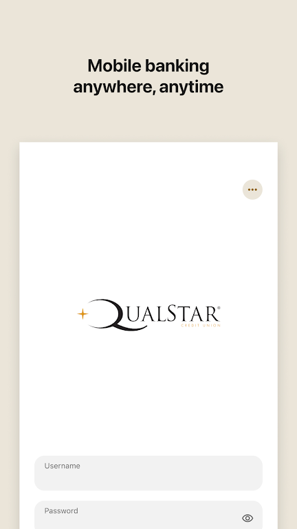 Qualstar CU Mobile Banking  Screenshot 1