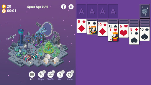 Age of solitaire : City Building Card game  Screenshot 1