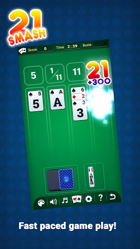 21 Smash - Best mix of Solitaire and BlackJack  Screenshot 1