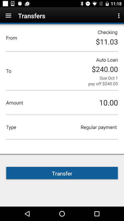 SFCU Mobile Banking  Screenshot 2