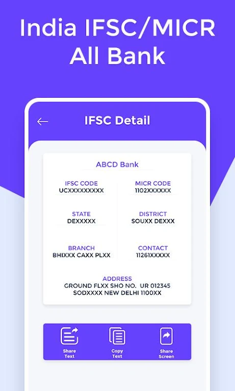 Indian IFSC/MICR All BANK  Screenshot 4