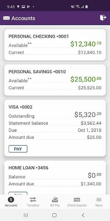 Vermont Fed CU Mobile Banking  Screenshot 1