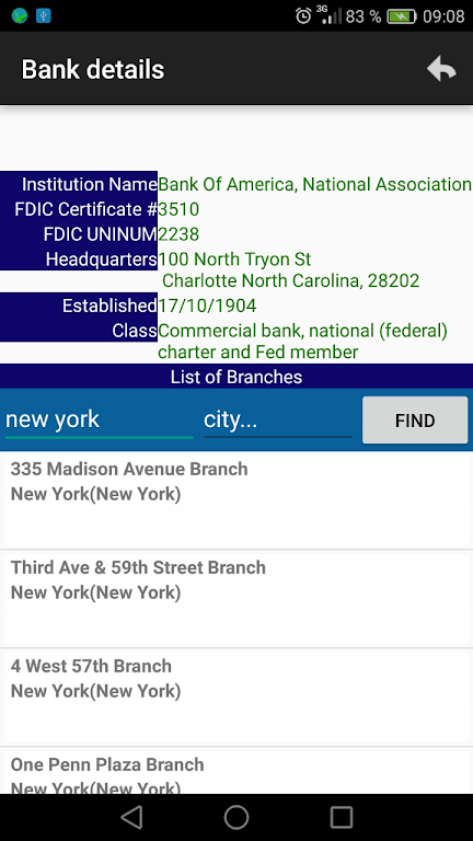 ALL USA BANKS BRANCHES  Screenshot 4