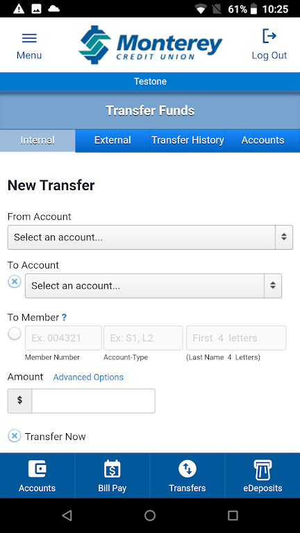 MontereyCU Mobile Banking  Screenshot 4