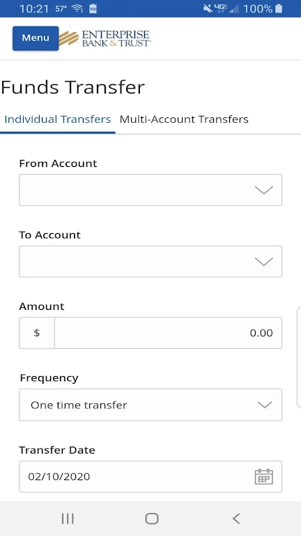Enterprise Bank & Trust Mobile  Screenshot 2