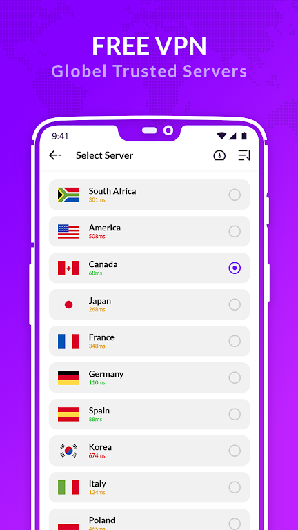 Free turbo VPN - Secure VPN & VPN Proxy  Screenshot 3