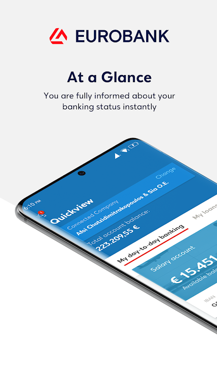 Eurobank Business App  Screenshot 1