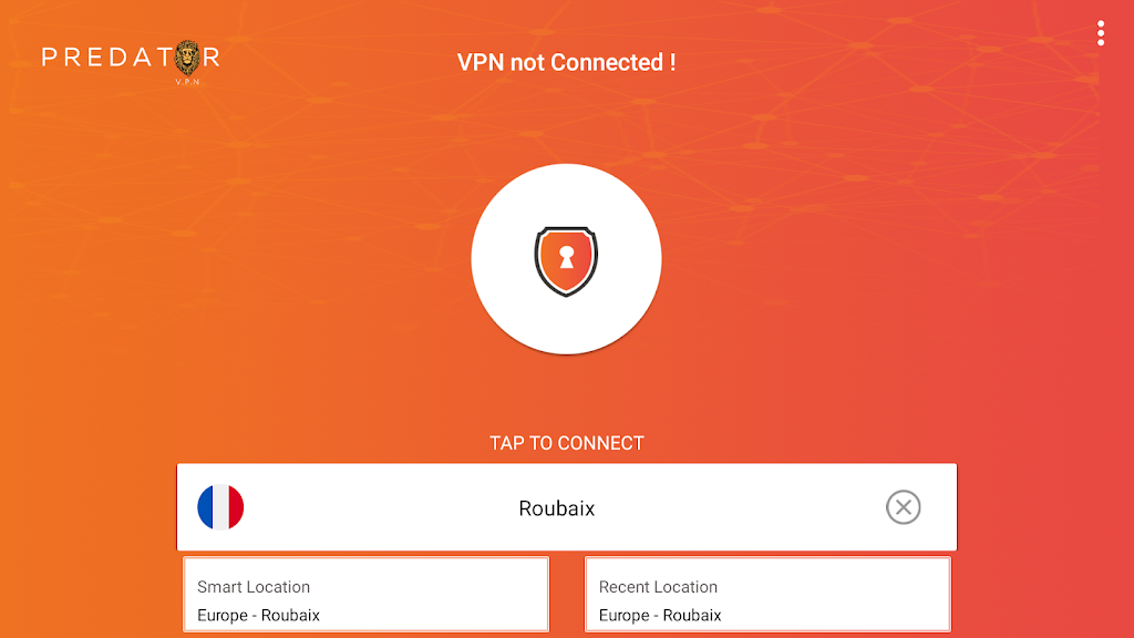 VPN PREDATOR  Screenshot 1