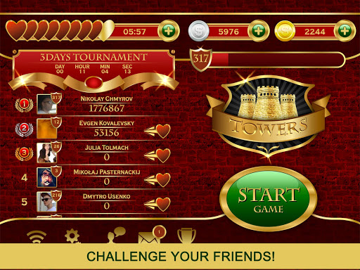 Towers Tri Peaks: Classic Pyramid Solitaire  Screenshot 1