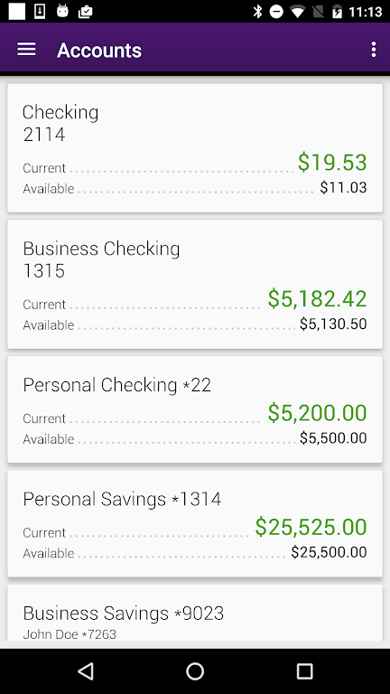 BankFinancial Mobile App  Screenshot 1