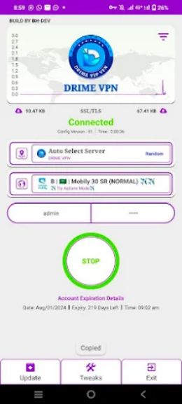 DRIME VPN  Screenshot 1