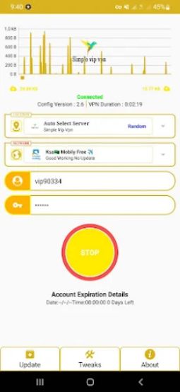 Simple VIP VPN  Screenshot 1