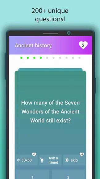 History quiz  Screenshot 2