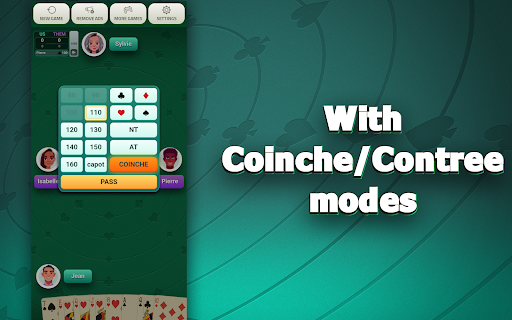 Belote Offline - Single Player Card Game  Screenshot 1