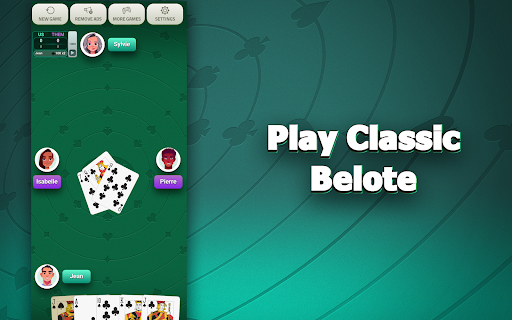 Belote Offline - Single Player Card Game  Screenshot 3