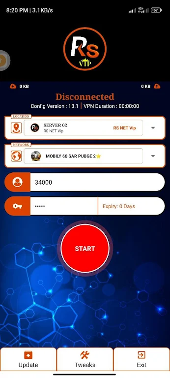 RS NET VIP VPN  Screenshot 3