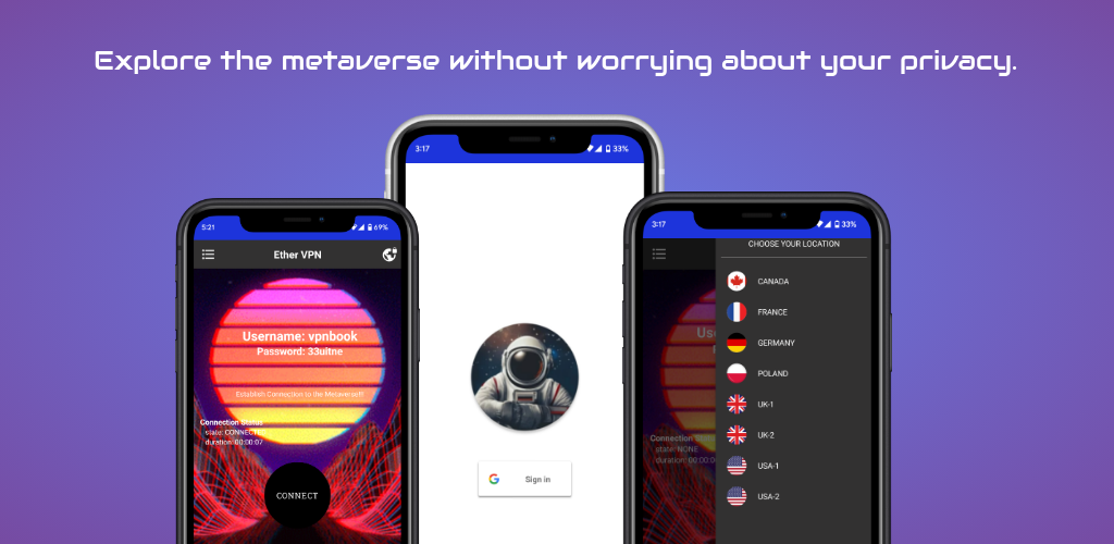 Ether VPN  Screenshot 1