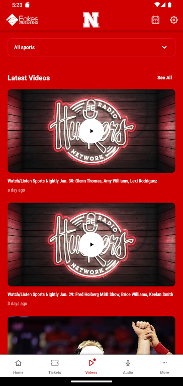 Nebraska Huskers  Screenshot 2