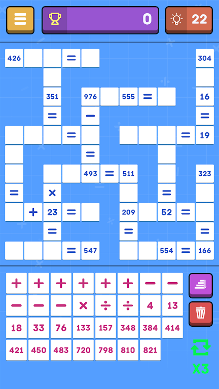 Mathematical crossword Mod  Screenshot 1