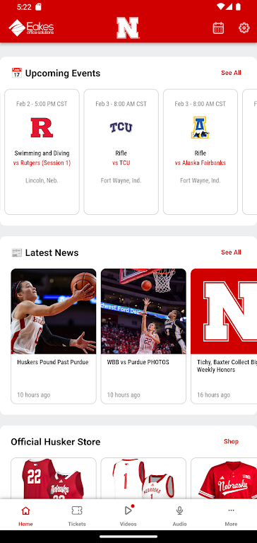 Nebraska Huskers  Screenshot 1