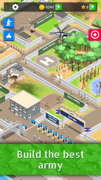 Idle Army Base: Tycoon Game Mod  Screenshot 1