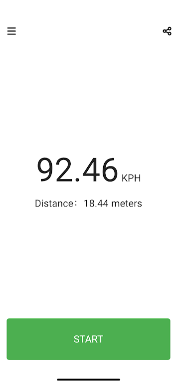 Simple Speed Gun  Screenshot 2