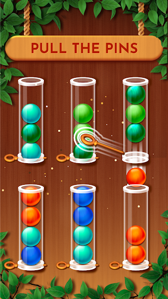 Woody Sort: Ball Sort Puzzle Mod  Screenshot 4