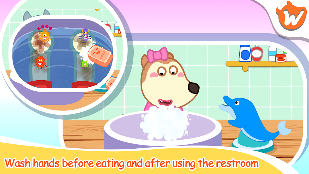 Wolfoo Good Habit Healthy Life Mod  Screenshot 4