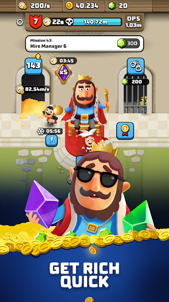 King Royale : Idle Tycoon Mod  Screenshot 1