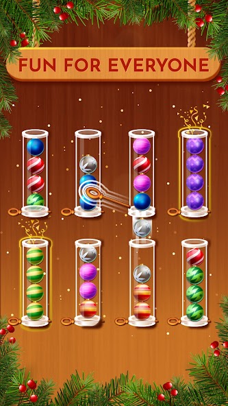 Woody Sort: Ball Sort Puzzle Mod  Screenshot 1