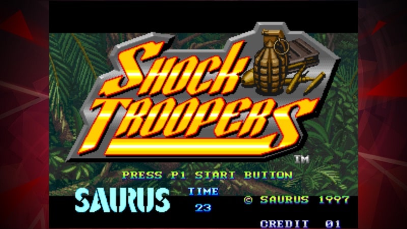 SHOCK TROOPERS ACA NEOGEO  Screenshot 1