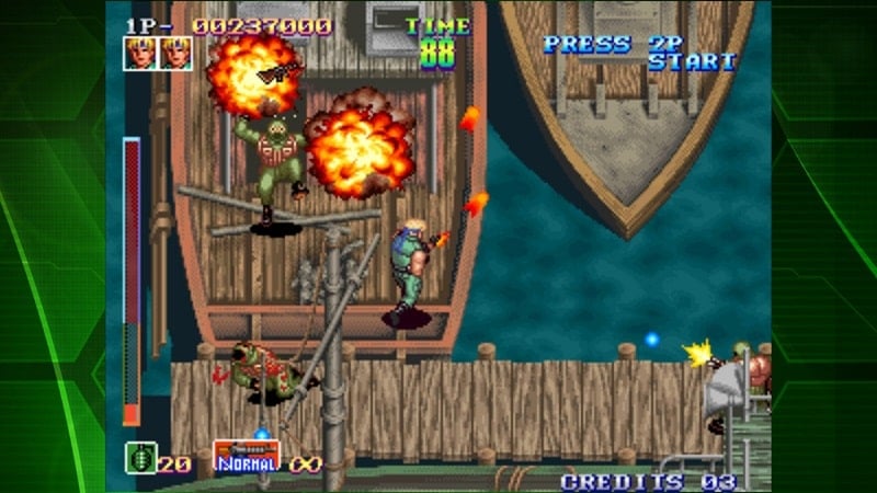 SHOCK TROOPERS ACA NEOGEO  Screenshot 3