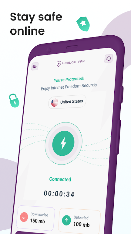 Unbloc VPN  Screenshot 1