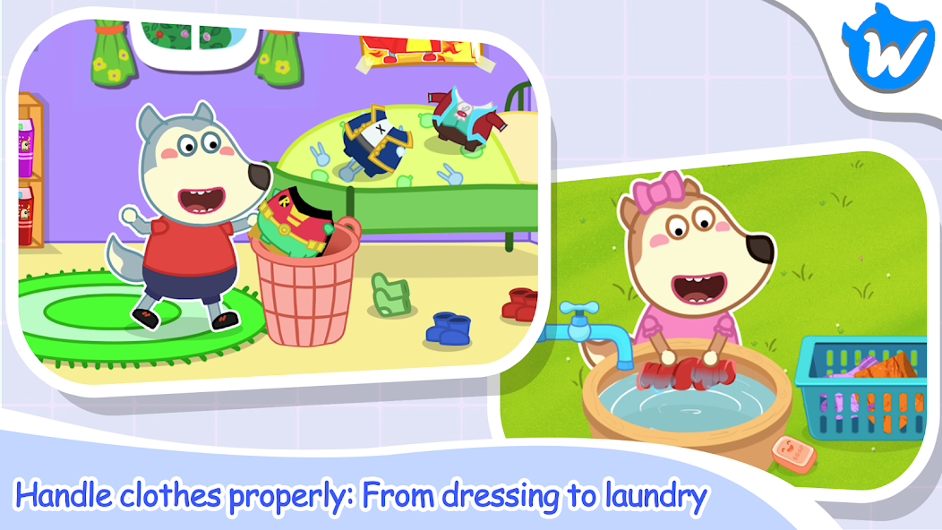 Wolfoo Good Habit Healthy Life Mod  Screenshot 3