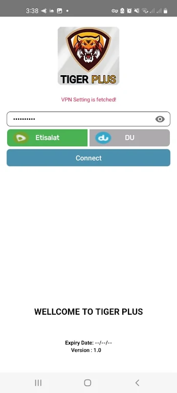 Tiger Plus VPN  Screenshot 1