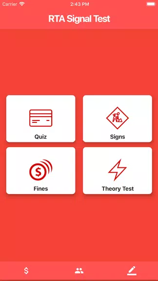 RTA Signal Test: Traffic Signs  Screenshot 1