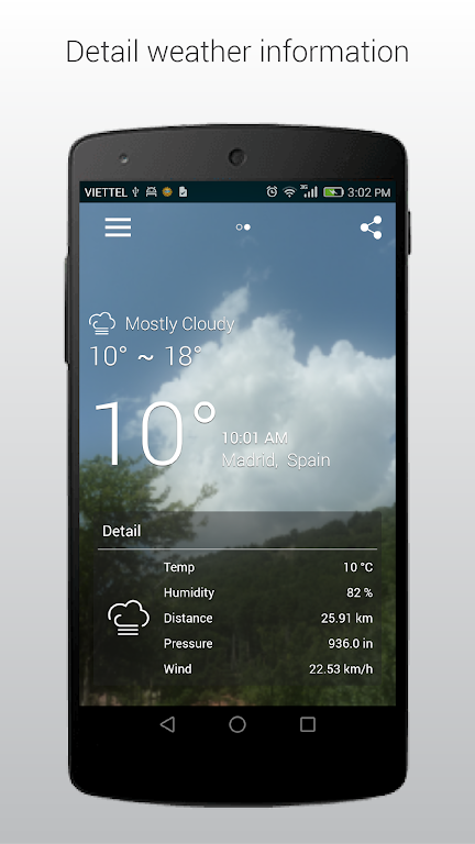 iWeather - Weather Forecast  Screenshot 2