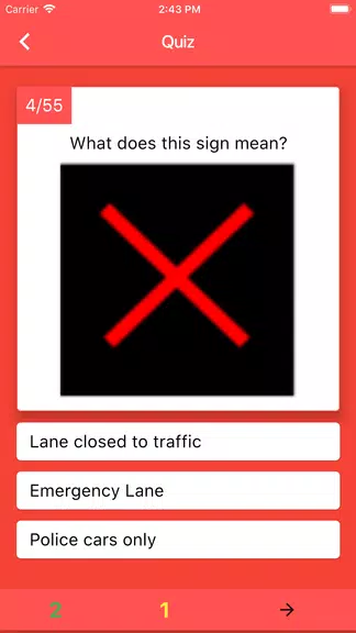 RTA Signal Test: Traffic Signs  Screenshot 4
