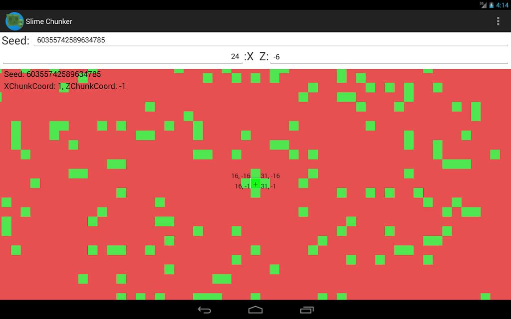 Slime Chunk Finder  Screenshot 2