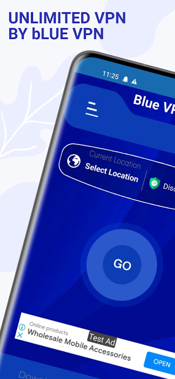 Blue VPN - Fast, Safe VPN  Screenshot 1