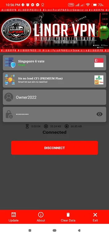 LINOR VPN TUNNEL  Screenshot 2